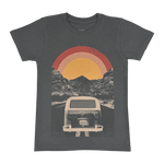 Tiny Whales Enjoy the Ride Tee - Faded Black - Flying Ryno