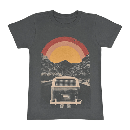 Tiny Whales Enjoy the Ride Tee - Faded Black - Flying Ryno