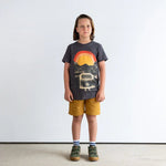 Tiny Whales Enjoy the Ride Tee - Faded Black - Flying Ryno