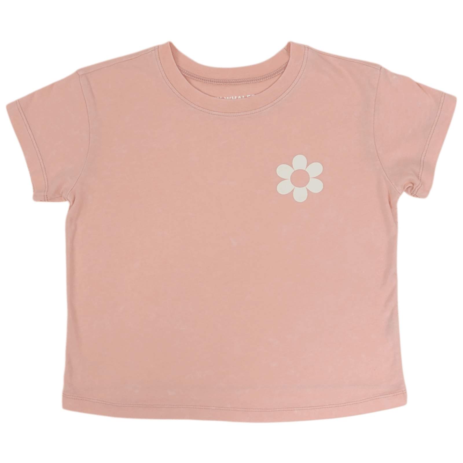 Tiny Whales Girls Boxy Tee, Bloom - Flying Ryno