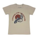 Tiny Whales Looking for Adventure Tee - Parchment - Flying Ryno