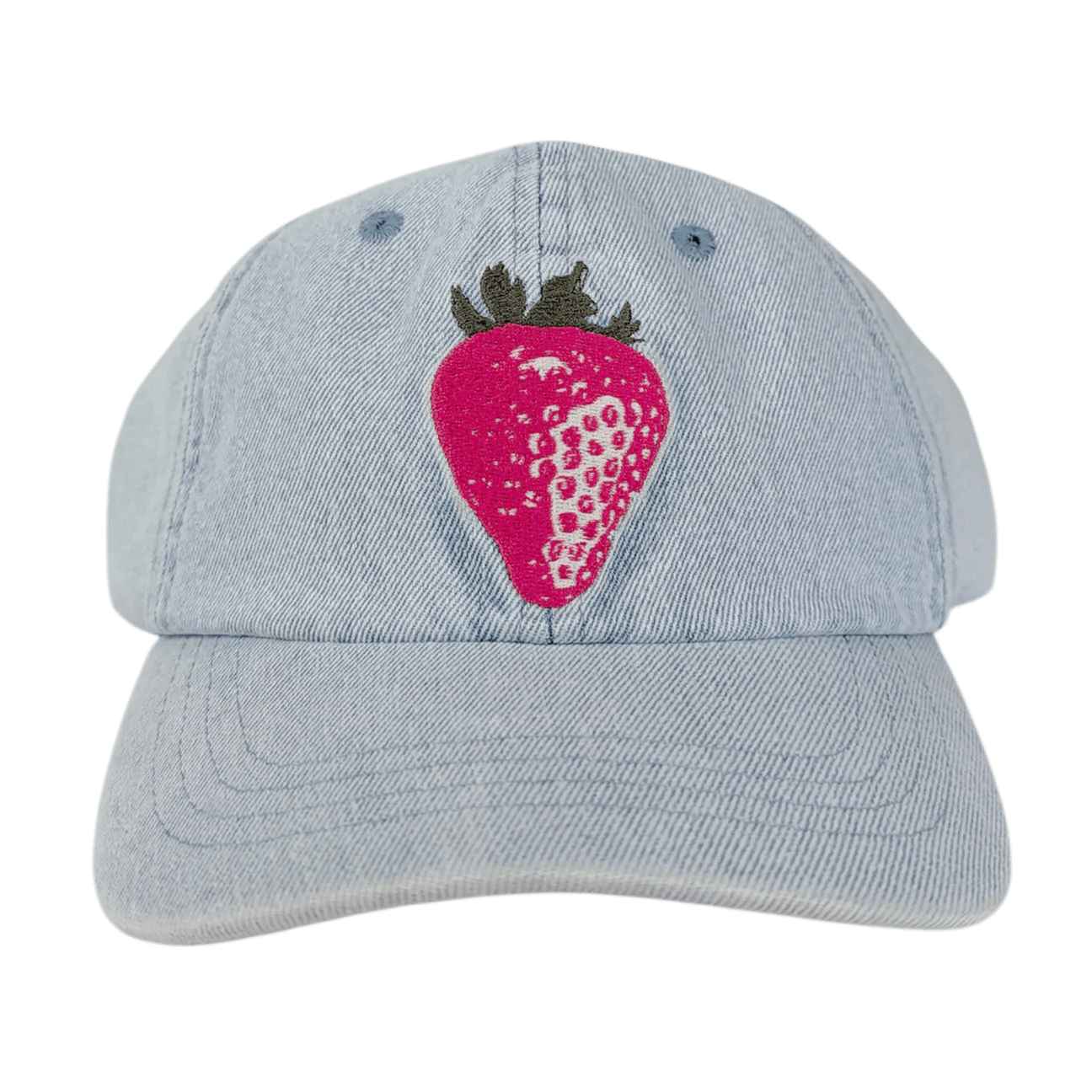 Tiny Whales Six Panel Hat, Strawberry Fields - Flying Ryno