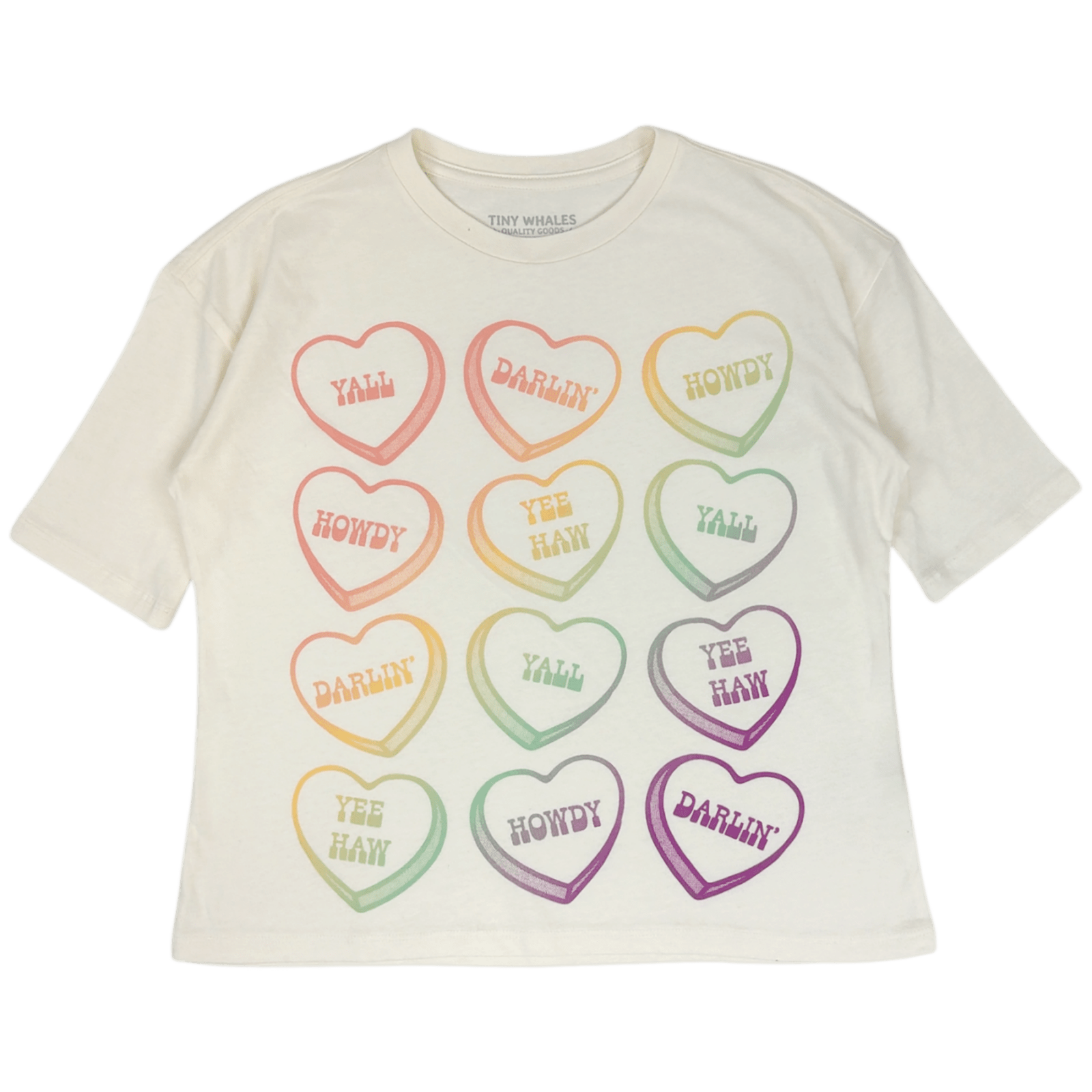 Tiny Whales Super Tee, Sweet Heart - Flying Ryno