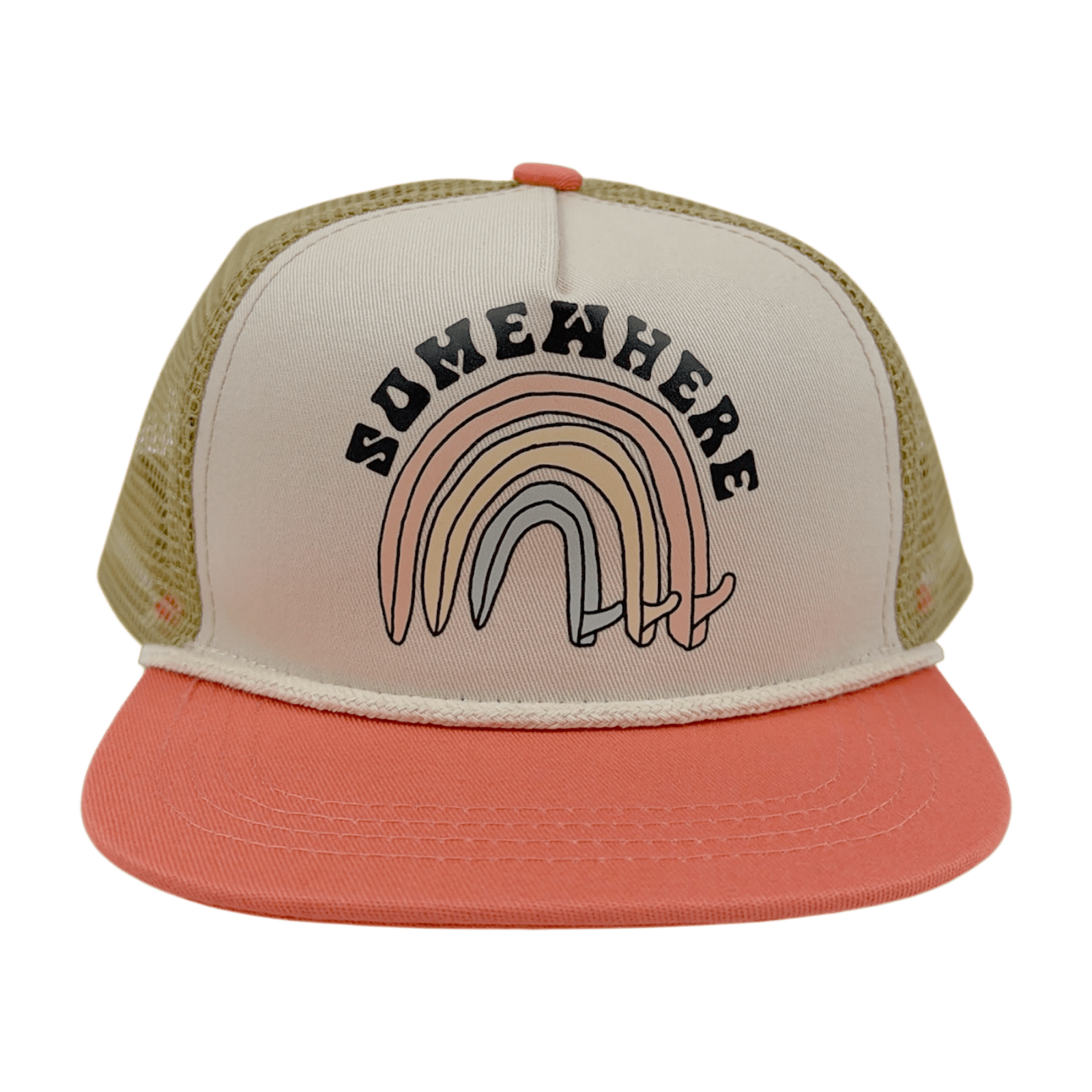 Tiny Whales Trucker Hat, Somewhere - Flying Ryno