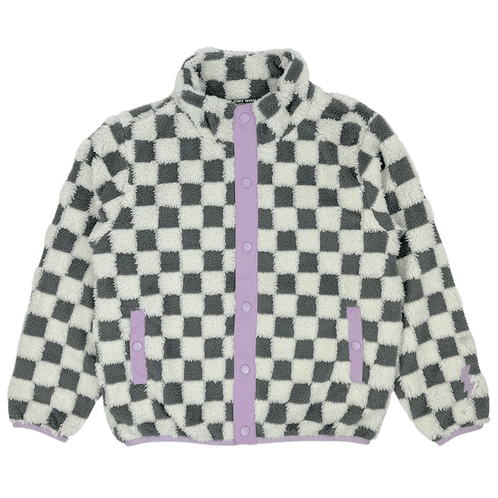 Tiny Whales Vibe Check Sherpa Jacket - Flying Ryno