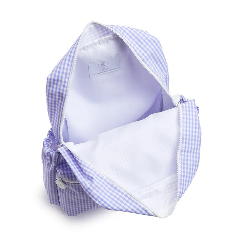 TRVL Design BACKPACKER - BACKPACK GINGHAM LILAC - Flying Ryno