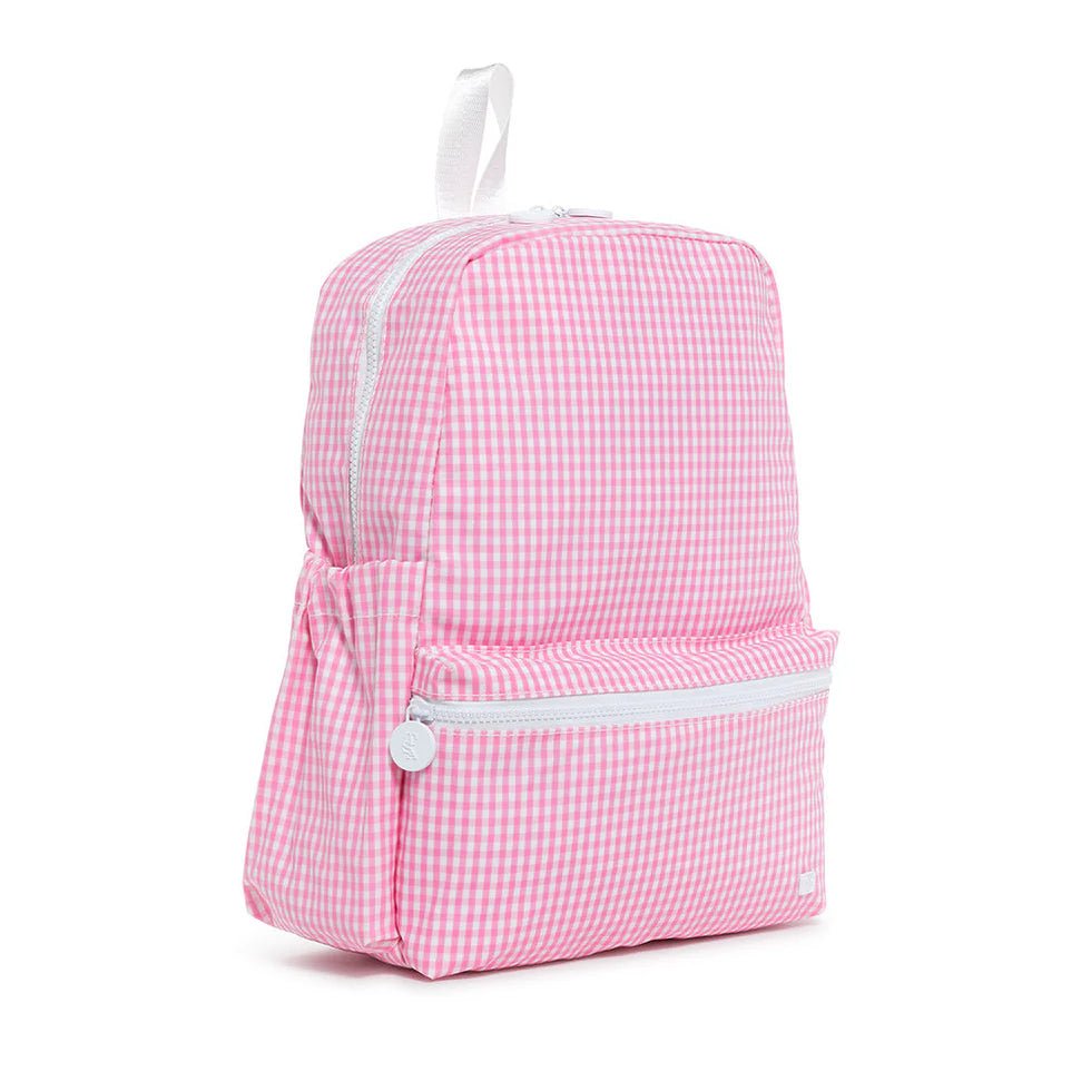 TRVL Design BACKPACKER - BACKPACK GINGHAM PINK - Flying Ryno