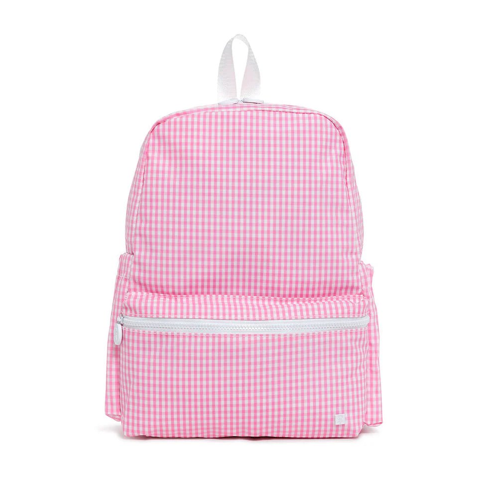 TRVL Design BACKPACKER - BACKPACK GINGHAM PINK - Flying Ryno