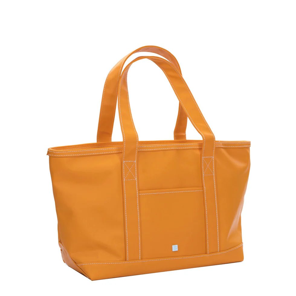 Trvl Design MEDIUM TOTE - COATED CANVAS ORANGE - Flying Ryno
