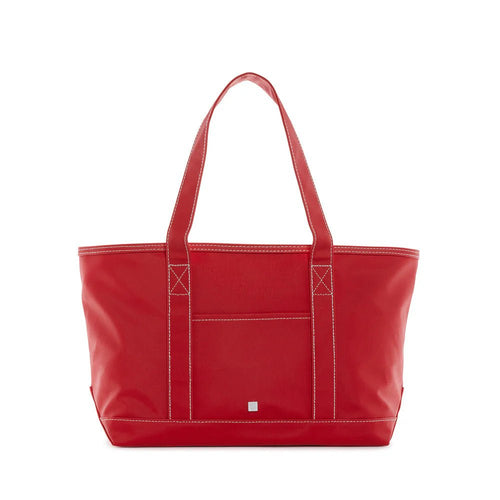 Trvl Design MEDIUM TOTE - COATED CANVAS RED - Flying Ryno