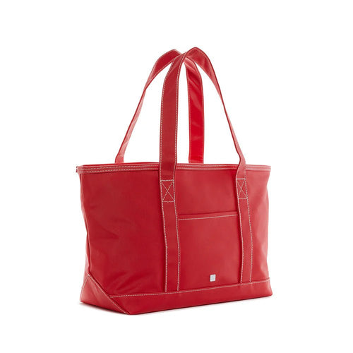 Trvl Design MEDIUM TOTE - COATED CANVAS RED - Flying Ryno
