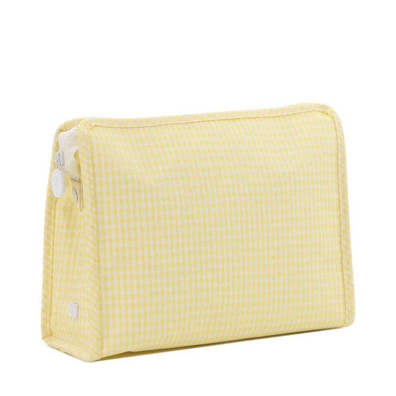 Trvl Design ROADIE MEDIUM Zip Pouch - GINGHAM BUTTERCUP - Flying Ryno