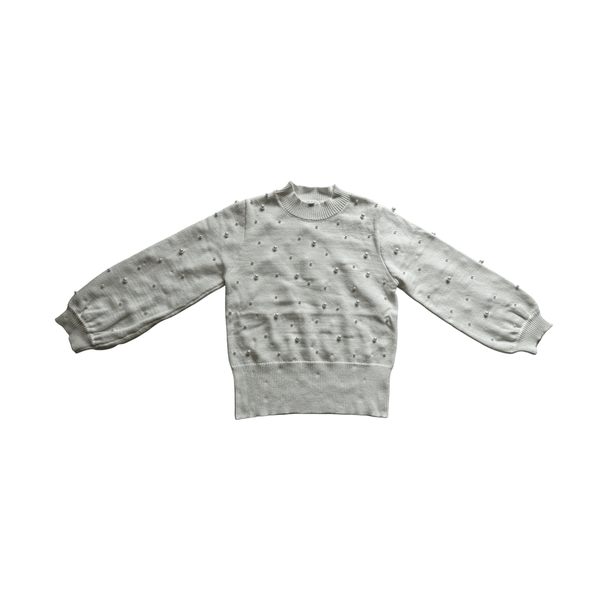 Tweenstyle by Stoopher Embellished Pearl Sweater - Flying Ryno