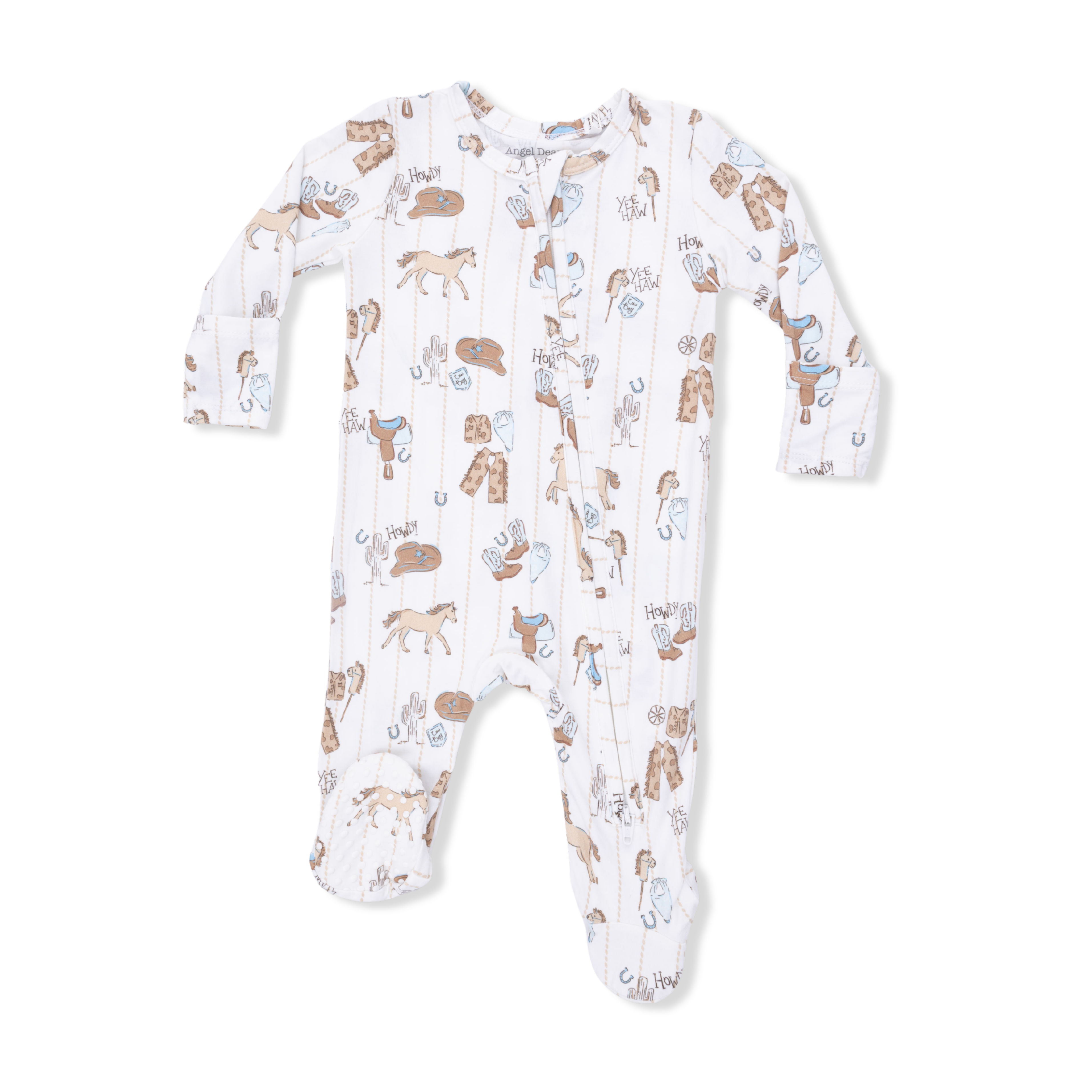 Angel Dear Cowboy Nursery - 2 Way Zipper Footie - Flying Ryno