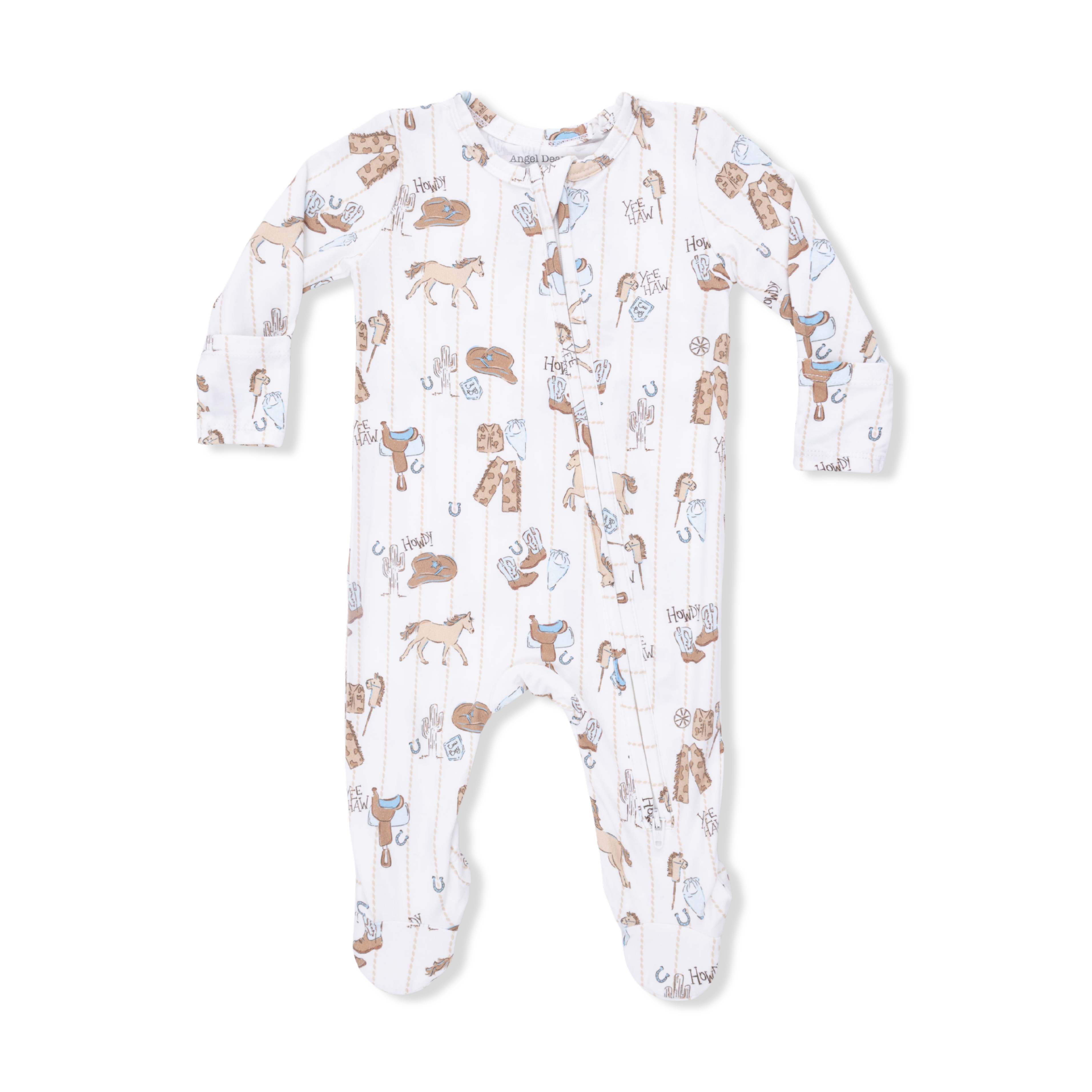 Angel Dear Cowboy Nursery - 2 Way Zipper Footie - Flying Ryno