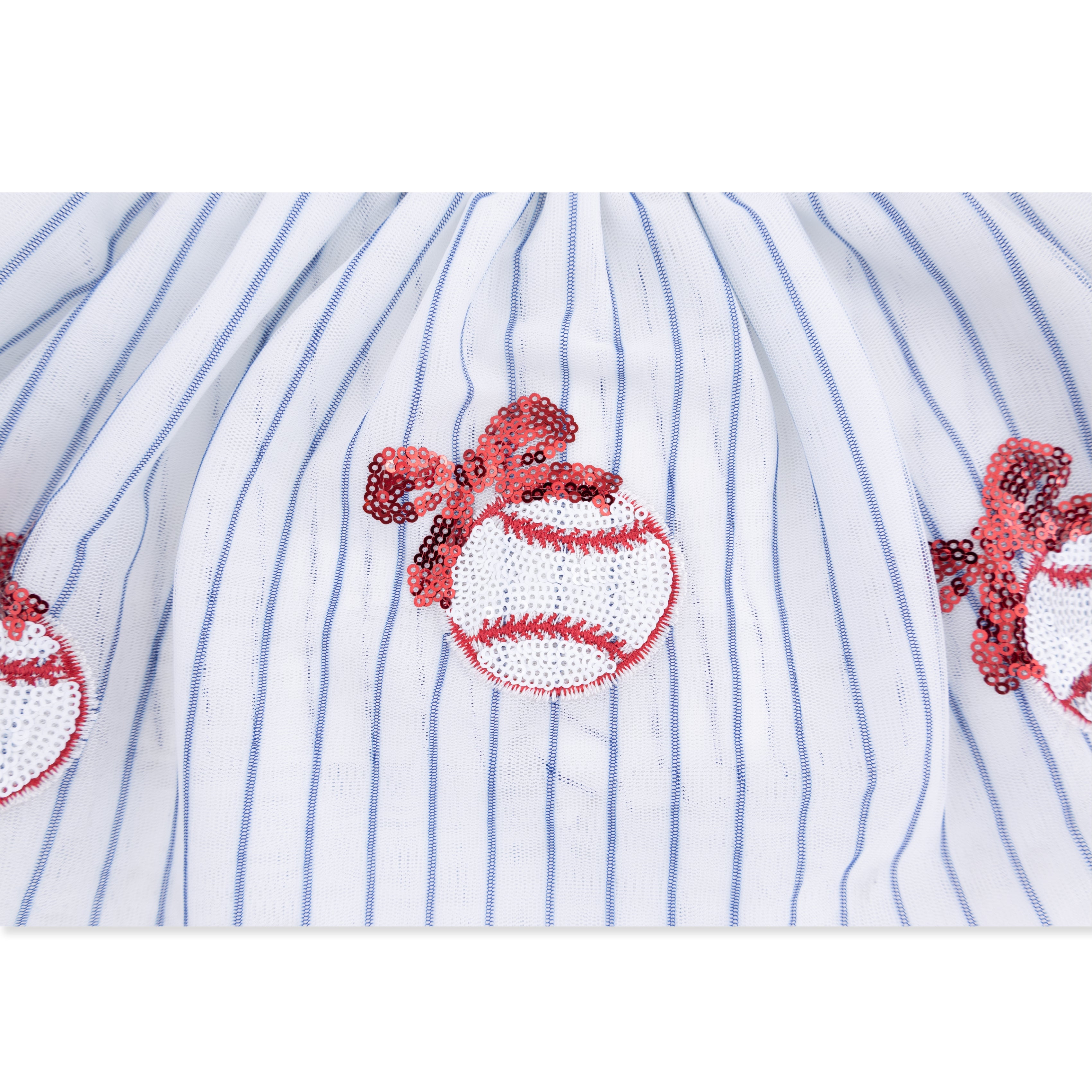Angel Dear Baseball Stripe - Tutu Skirt With Bike Shorts - Flying Ryno