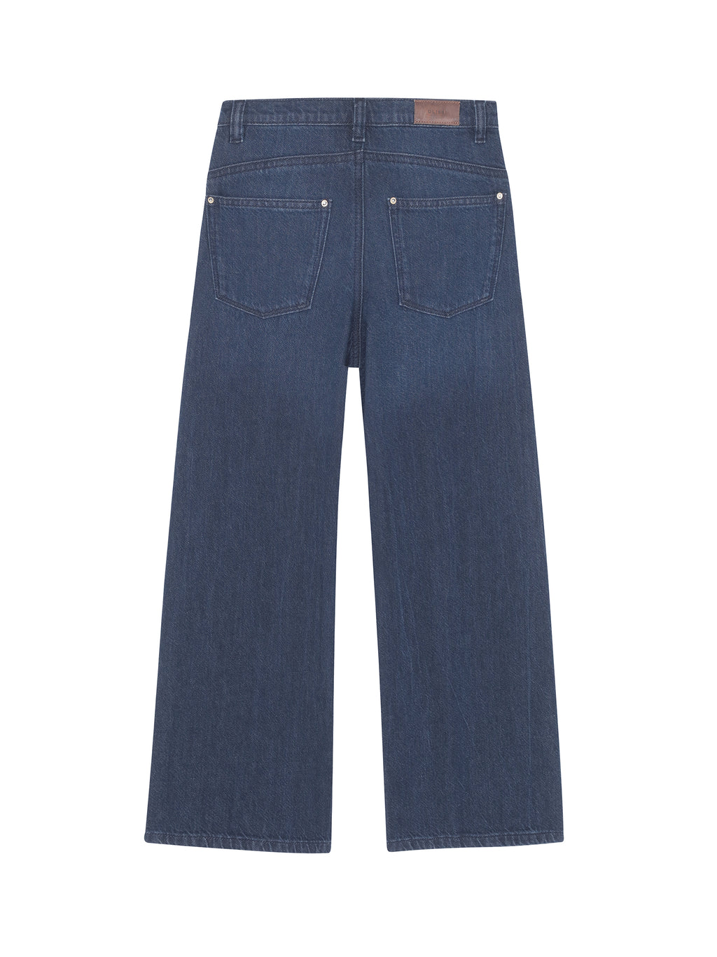 DL1961 Frankie Low-Slung, Wide Leg, Deep Water