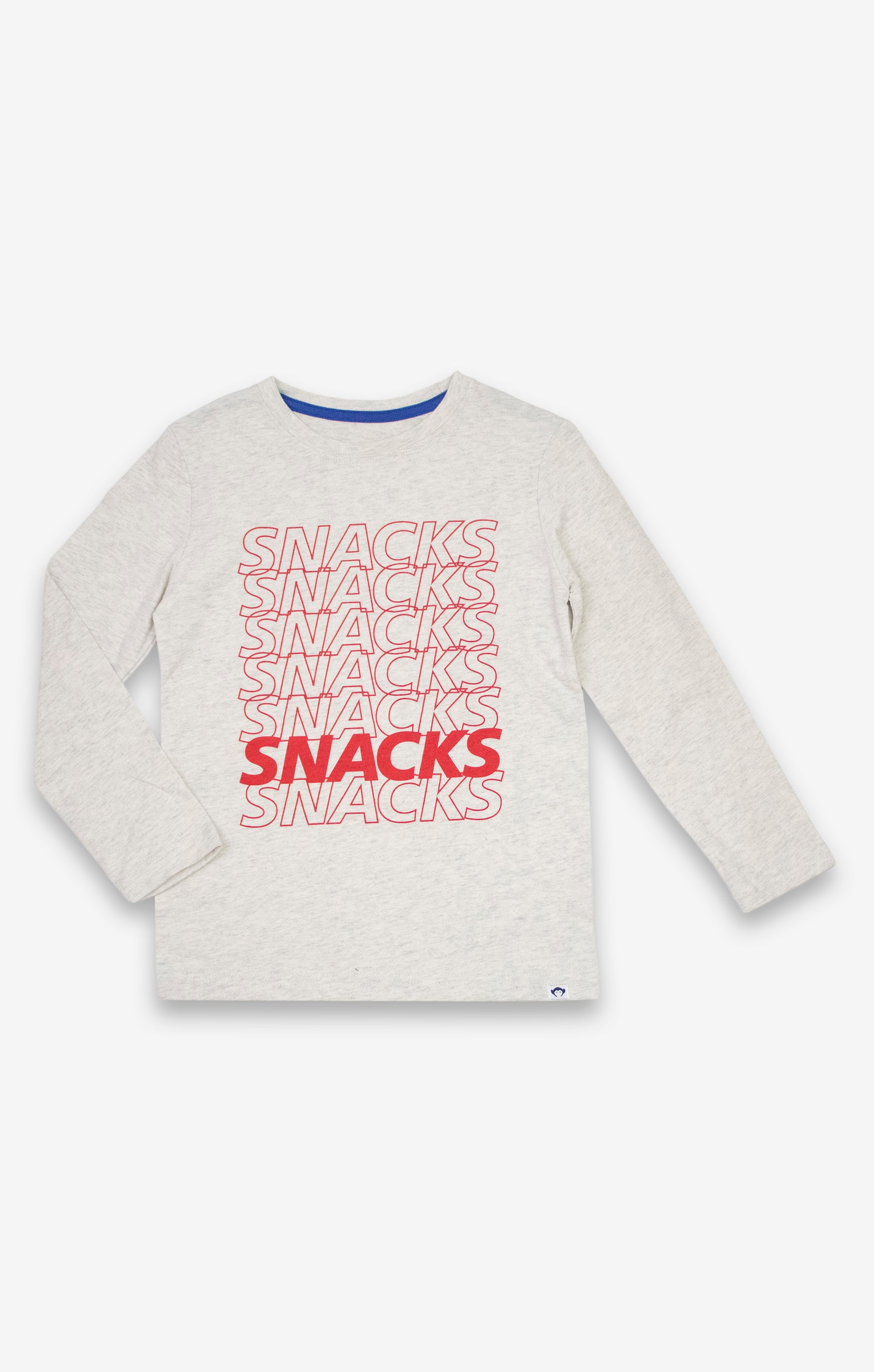 Appaman Graphic Long Sleeve Tee, Cloud Heather