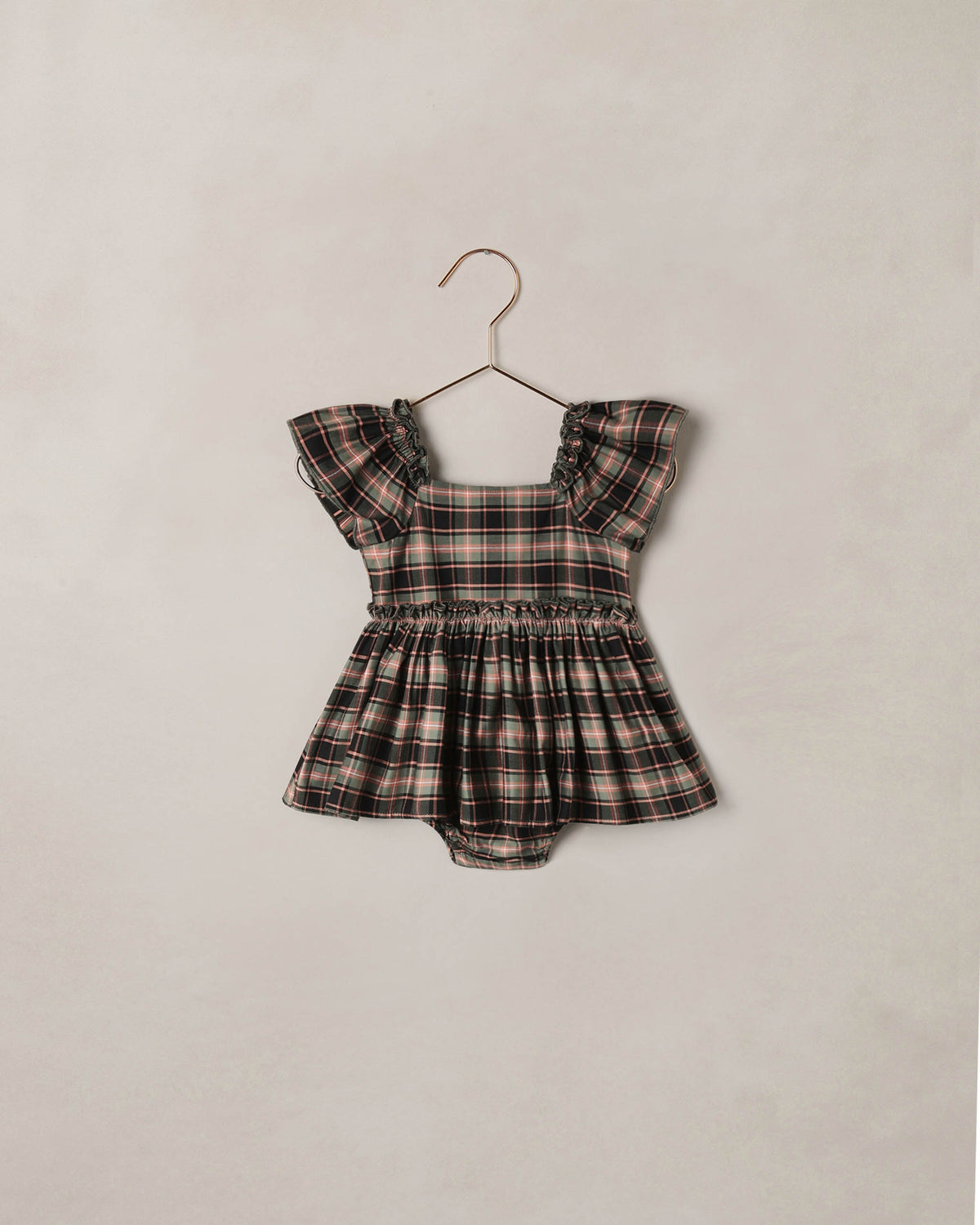 Noralee Margot Romper, Tartan