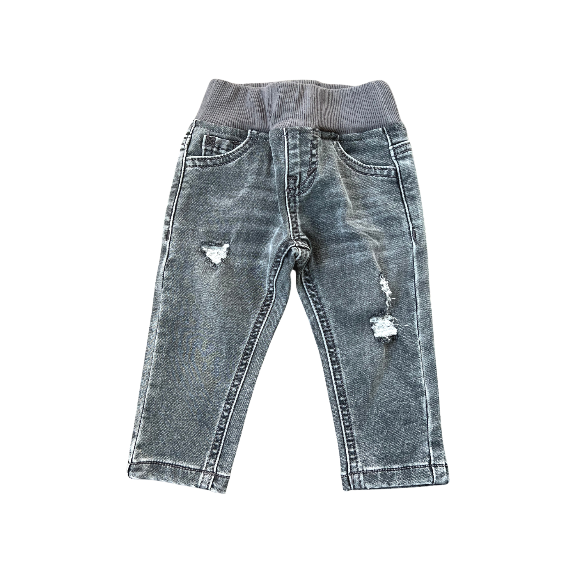 Babysprouts Denim Jeans Gray Wash - Flying Ryno