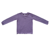 Babysprouts Lettuce Hem Tee and Flare Pants Set - Plum - Flying Ryno