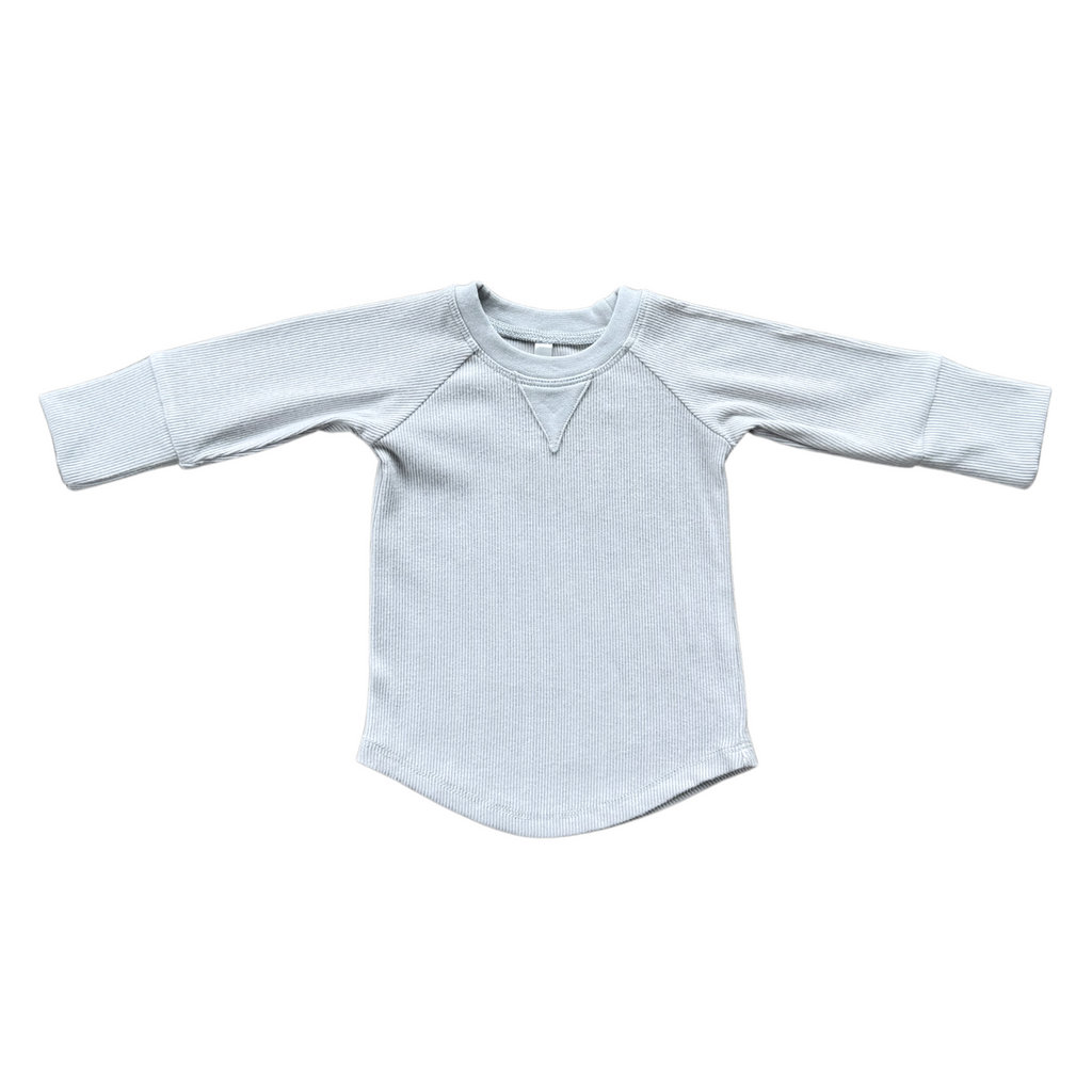 Babysprouts Ribbed Top and Ribbed Legging Set - Grey Dawn - Flying Ryno