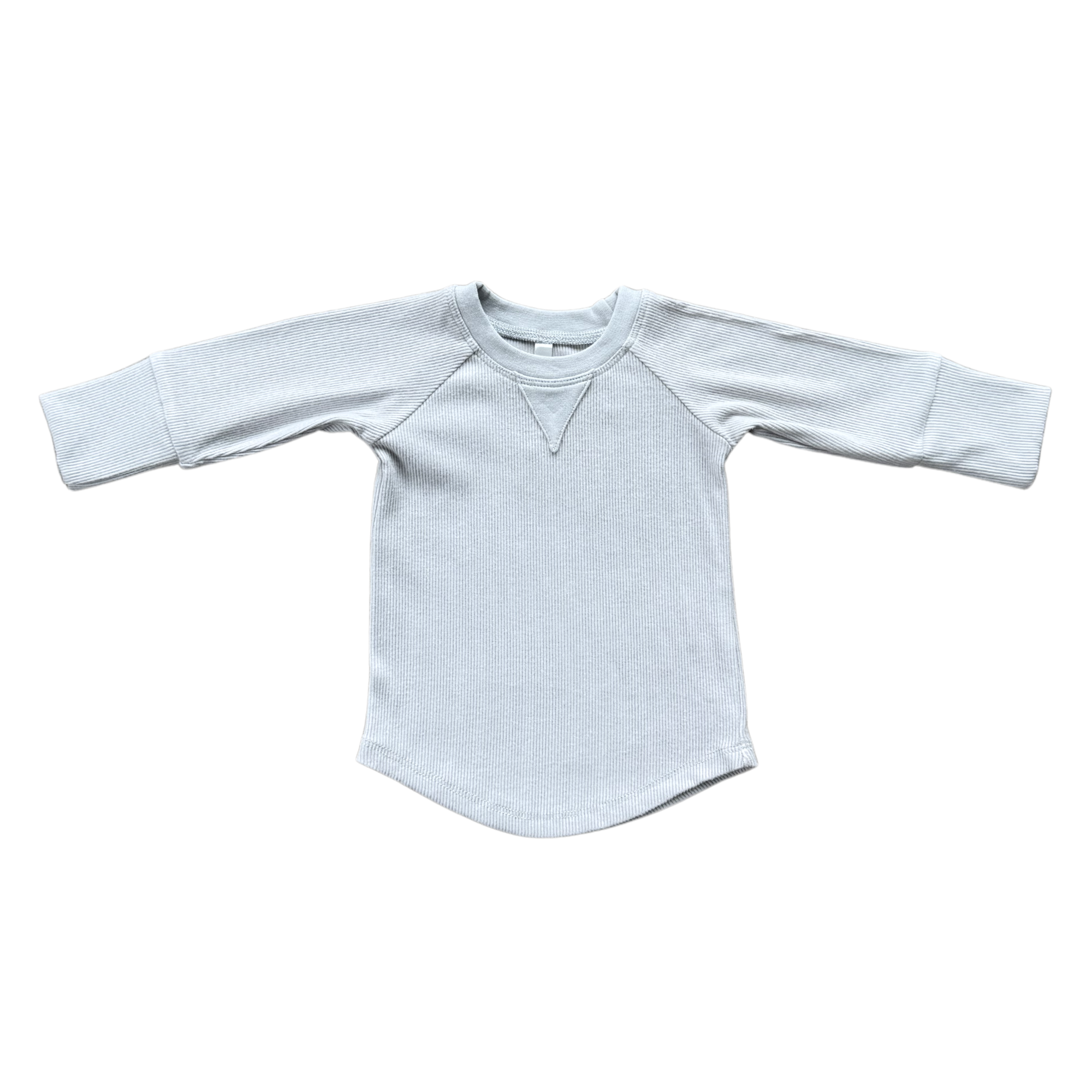 Babysprouts Ribbed Top and Ribbed Legging Set - Grey Dawn - Flying Ryno