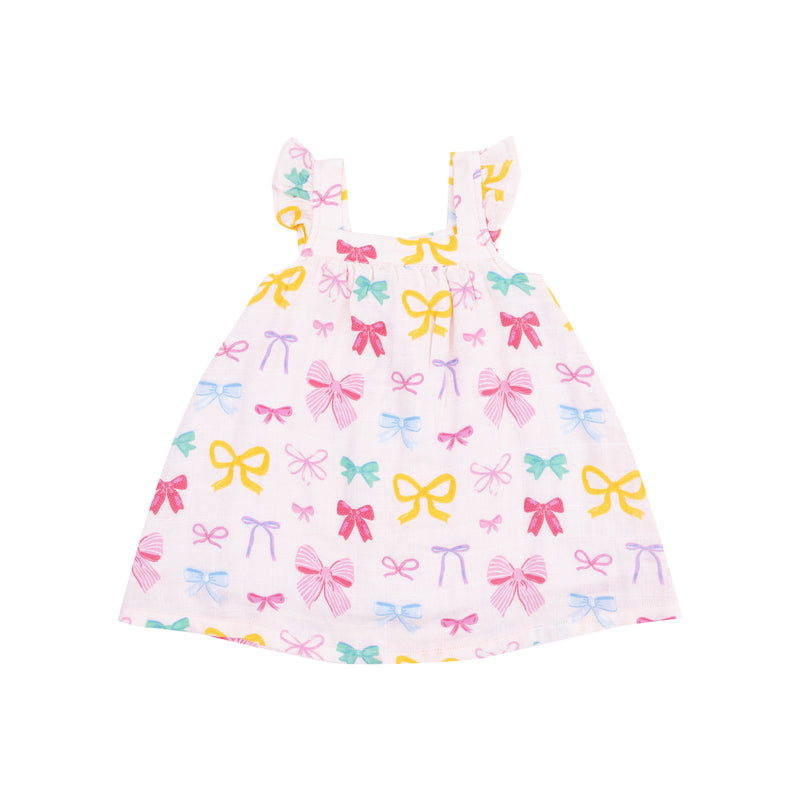 Angel Dear Colorful Bows Sundress & Diaper Cover - Flying Ryno