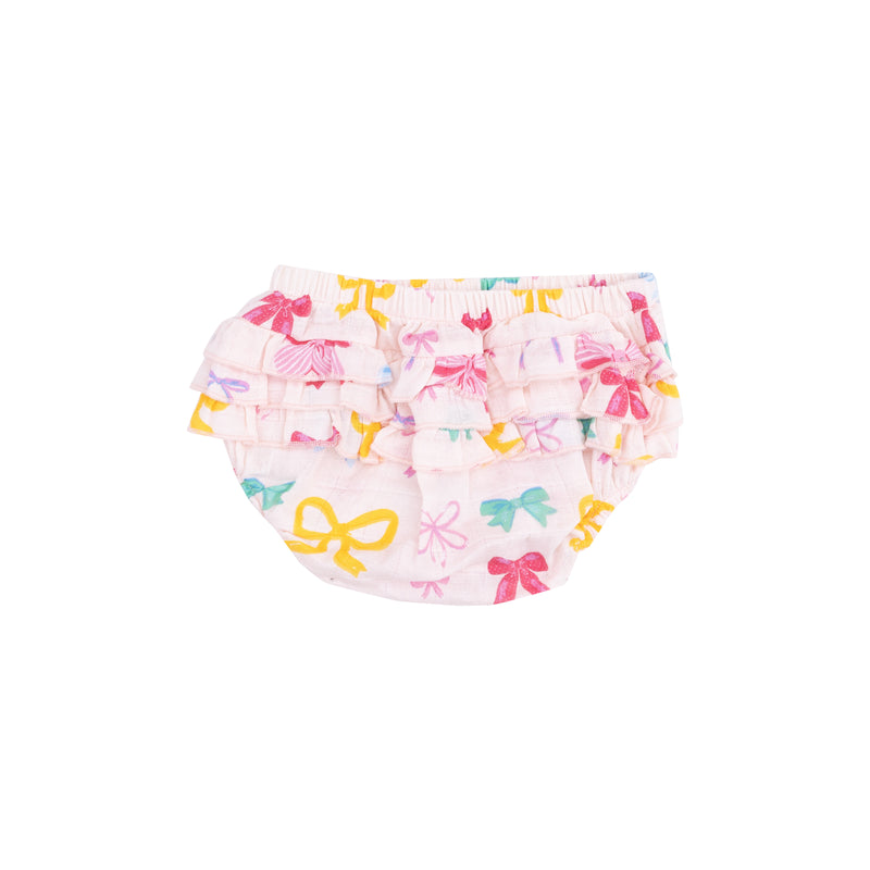 Angel Dear Colorful Bows Sundress & Diaper Cover - Flying Ryno