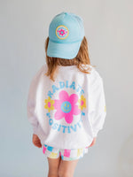 Xoxo By Magpies Radiate Positivity Sweatshirt | White - Flying Ryno