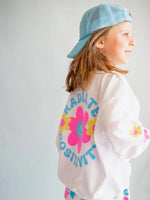 Xoxo By Magpies Radiate Positivity Sweatshirt | White - Flying Ryno