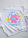 Xoxo By Magpies Radiate Positivity Sweatshirt | White - Flying Ryno