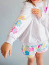 Xoxo By Magpies Radiate Positivity Sweatshirt | White - Flying Ryno