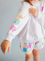 Xoxo By Magpies Radiate Positivity Sweatshirt | White - Flying Ryno