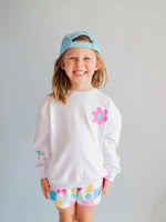 Xoxo By Magpies Radiate Positivity Sweatshirt | White - Flying Ryno