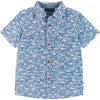 Andy and Evan Shark Print Buttondown And Shorts Set - Flying Ryno