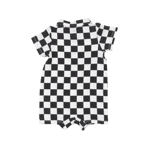 Angel Dear Checkerboard Polo Shortie - Flying Ryno