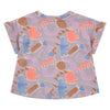 Babyface Girls Purple Haze Short Sleeve Sweatshirt & Grapefruit Short Set - Flying Ryno