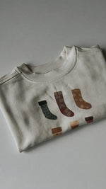 Babysprouts Boxy Sweatshirt Christmas Socks - Flying Ryno
