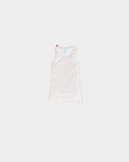 Babysprouts Girl’s Ribbed Tank, Baby Pink - Flying Ryno