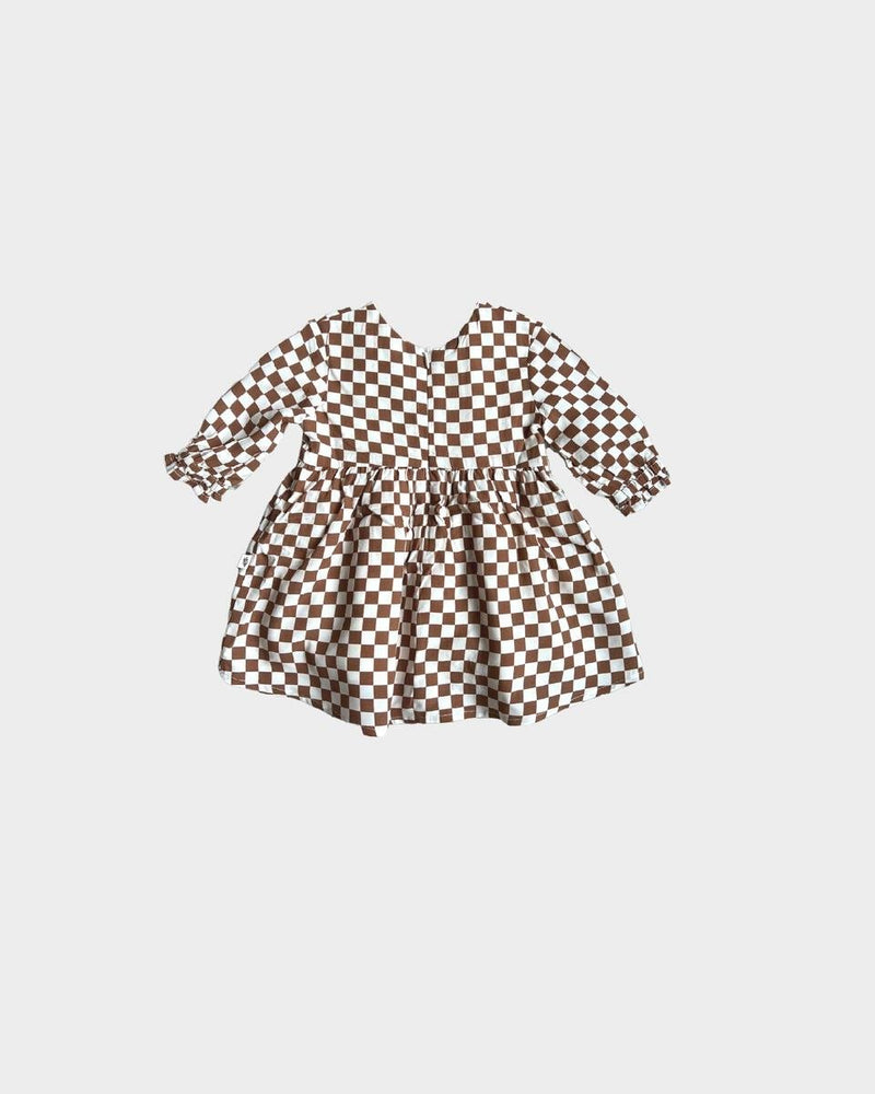 Babysprouts Girls Woven Dress Checkered - Flying Ryno