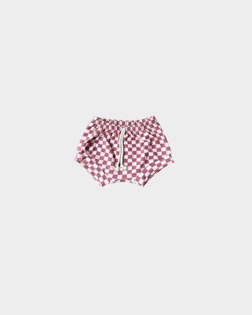Babysprouts Shorties - Strawberry Checkered - Flying Ryno