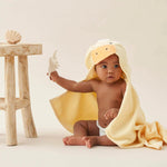 Elegant Baby Yellow Duckie Hooded Baby Bath Wrap - Flying Ryno