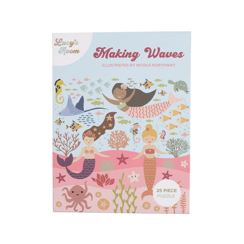 Emerson and Friends Lucy's Room Making Waves Mermaids Puzzle - Flying Ryno