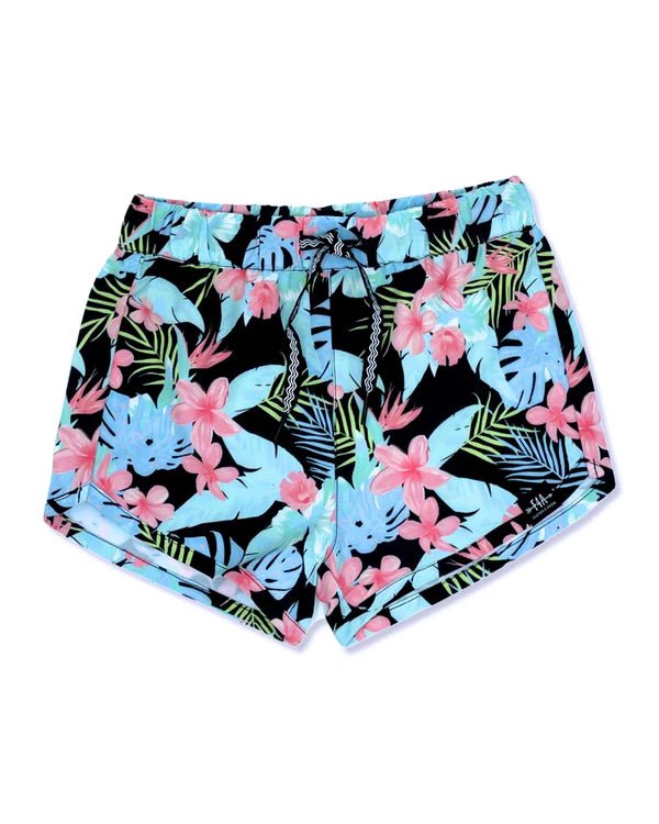 Feather 4 Arrow Black Castaway Swim Short - Flying Ryno