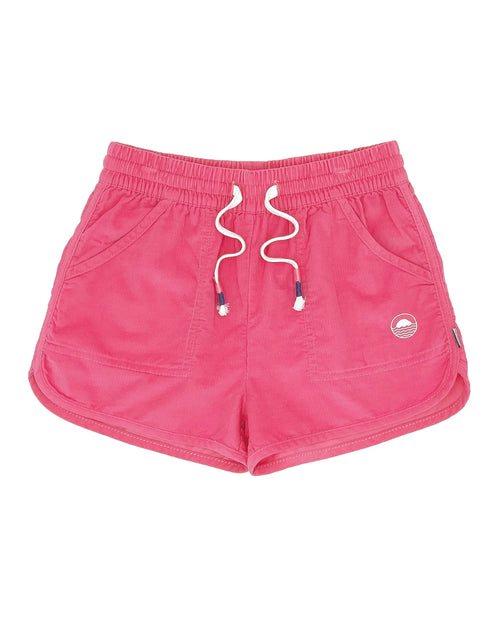 Feather 4 Arrow Daisy Corduroy Shorts- Hot Pink - Flying Ryno