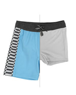Feather 4 Arrow Double Check Baby Volley Trunk- Crystal Blue - Flying Ryno