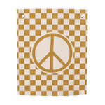 Imani Collective Checkered Peace Sign Banner - Flying Ryno