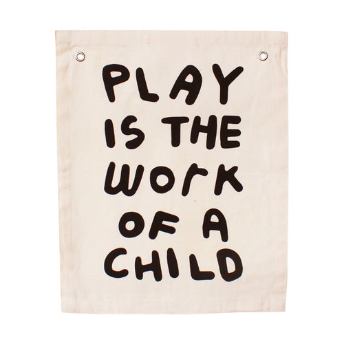 Imani Collective Play is the work of a child banner - Flying Ryno