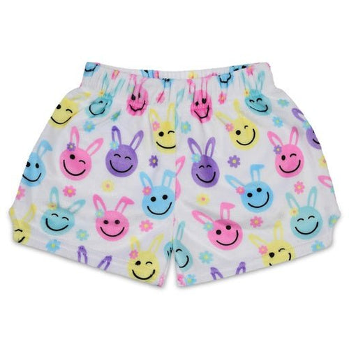 Iscream Happy Face Bunnies Plush Shorts - Flying Ryno